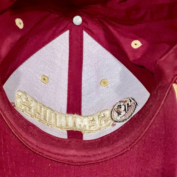 Florida State Seminoles Cap Adjustable Maroon Captivating Headwear - Picture 7 of 11